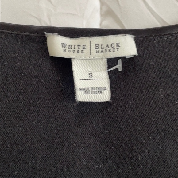 Black WHBM puff sleeve top - Picture 4 of 6